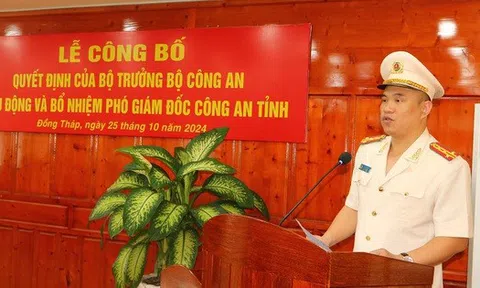 Bổ nhiệm Đại tá, Trưởng phòng giữ chức Phó Giám đốc Công an tỉnh