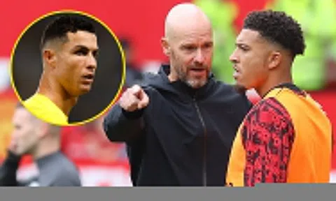 Ten Hag chê Ronaldo, Sancho