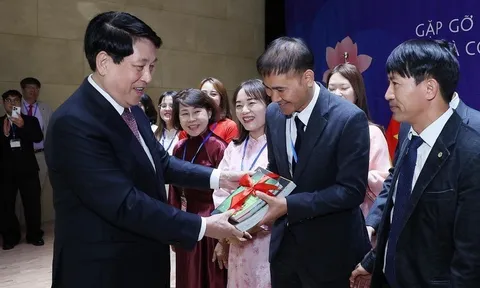 Chủ tịch nước gặp mặt cộng đồng người Việt Nam tại đông nam Hàn Quốc