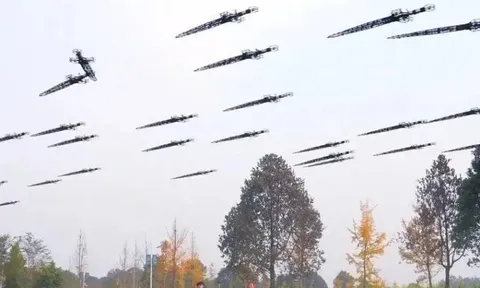 Cảnh ‘Vạn kiếm quy tông’ như phim kiếm hiệp