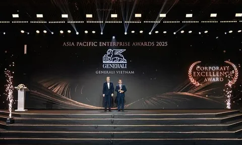Generali Việt Nam lập “hat-trick” 03 giải thưởng tại Asia Pacific Enterprise Awards 2025