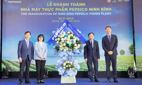 Khánh thành Nhà máy thực phẩm PepsiCo đầu tiên tại miền Bắc