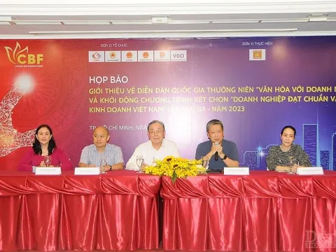 TP. HCM: Diễn đàn quốc gia thường niên “Văn hóa với Doanh nghiệp” được tổ chức vào tháng 11