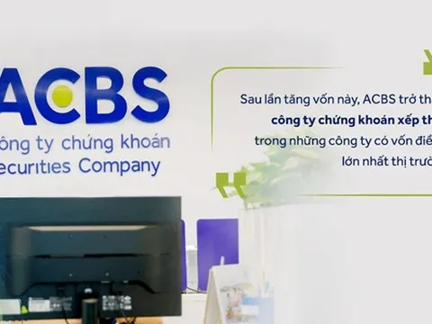 Lợi nhuận 2023 tăng hơn 4 lần, ACBS tiếp tục tăng vốn, đón đầu cơ hội 2024