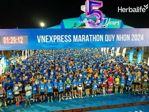 Giải chạy do Herbalife Việt Nam tài trợ thu hút hơn 8.000 vận động viên trong nước và quốc tế tham dự