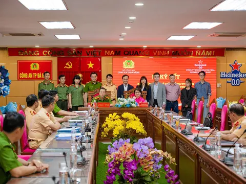 HEINEKEN Việt Nam ký biên bản ghi nhớ cùng Công an Thành phố Đà Nẵng thúc đẩy văn hóa “Uống có trách nhiệm”