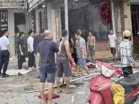 Nổ lớn tại quán lẩu ở TP. Hải Dương, nhiều người bị thương