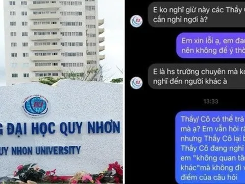Tư vấn tuyển sinh công kích học sinh, trường Đại học Quy Nhơn công khai xin lỗi lúc nửa đêm
