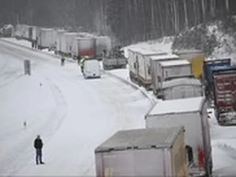 Cuộc sống ở Bắc Âu đảo lộn dưới cái lạnh -40 độ C