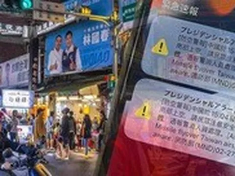 Đài Loan phát cảnh báo khắp hòn đảo sau khi Trung Quốc phóng vệ tinh