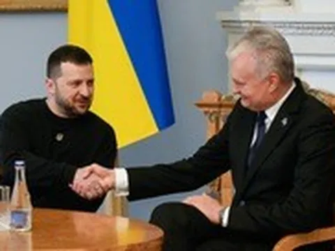 Ông Zelensky đến Lithuania thảo luận việc gia nhập NATO và EU