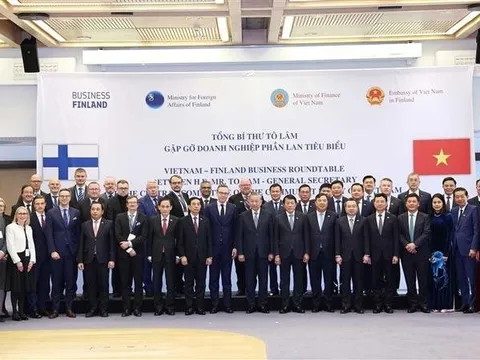 Tổng Bí thư Tô Lâm chứng kiến lễ hợp tác của Viettel, VNPT, Vietjet với các Tập đoàn hàng đầu Phần Lan