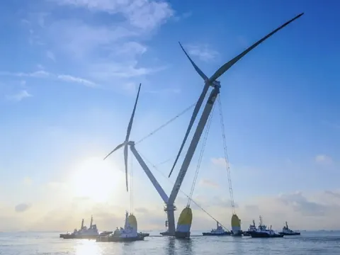 Mỹ, châu Âu làm nhưng đều bỏ cuộc, Trung Quốc liên tục phá kỷ lục: Ra mắt tuabin gió 'khủng' nhất hành tinh, dài hơn 3 sân bóng đá, gió bão 260km//h vẫn hoạt động bình thường