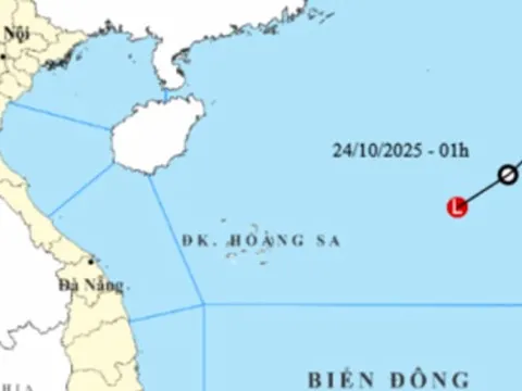 Tin mới về áp thấp nhiệt đới trên Biển Đông