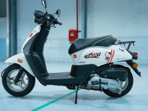 Chi tiết Honda Today Kitty 50cc, xe ga retro giá rẻ cho phái đẹp
