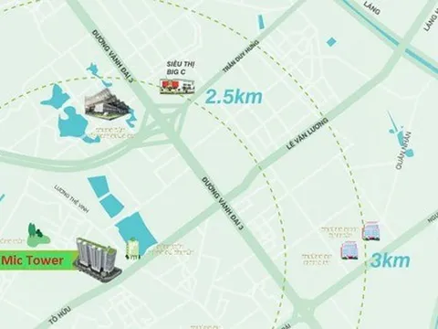 Khu "đất vàng" 2,5ha trên đường Tố Hữu được Hà Nội cho chuyển đổi để xây tổ hợp MIC TOWER gần 3.200 tỷ đồng