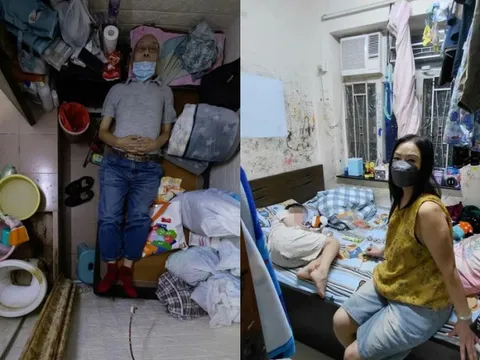 Cuộc sống nghẹt thở của gia đình 4 người trong căn hộ 7,4m2 giữa lòng thành phố xa hoa