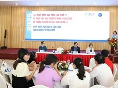 Đào tạo cán bộ nòng cốt về phòng chống tác hại thuốc lá