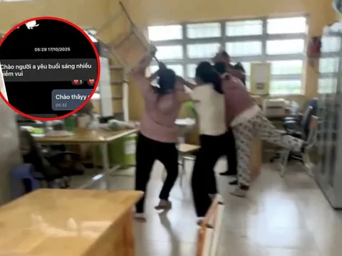 Vụ phụ huynh lao vào đánh thầy giáo: Hé lộ tin nhắn "thân mật" thầy gửi cho nữ sinh lớp 10