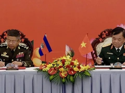 Việt Nam, Campuchia ký ghi nhớ hợp tác quốc phòng