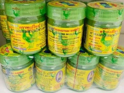 Dầu hít “thông mũi” của Thái Lan nhiễm khuẩn vượt mức