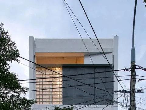 Nhà phố 100m2 thiết kế không phòng khách