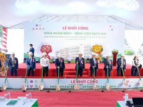 Bệnh viện Bạch Mai khởi công Khoa Khám bệnh, đáp ứng 7.000 lượt khám/ngày
