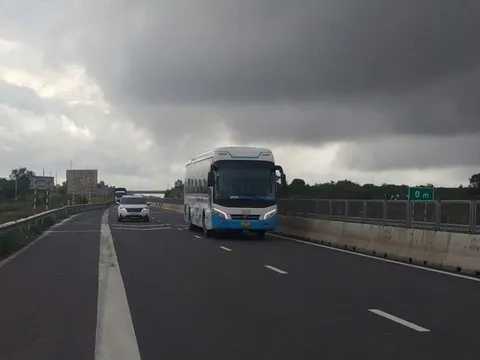 Cao tốc Vĩnh Hảo - Phan Thiết đã thông đường sau khi nước rút