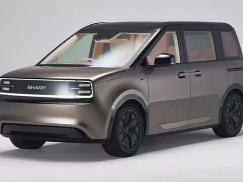 Sharp ra mắt concept xe điện, sẵn sàng đưa vào sản xuất