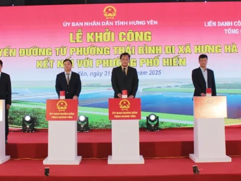 Hưng Yên khởi công tuyến đường 5.000 tỷ đồng nối phường Thái Bình với Phố Hiến