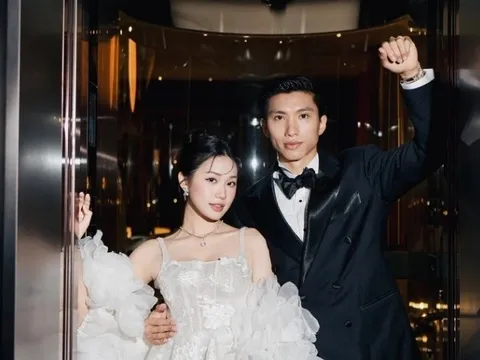 Bộ ảnh đậm chất điện ảnh của vợ chồng Đoàn Văn Hậu