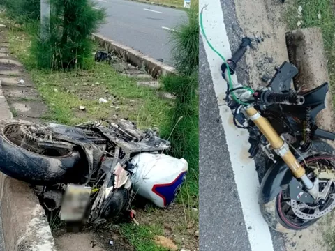 Tai nạn giao thông giữa mô tô phân khối lớn và xe máy, người lái mô tô thiệt mạng