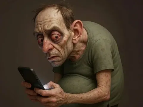 Hình dáng đáng sợ của người lười vận động vào năm 2050