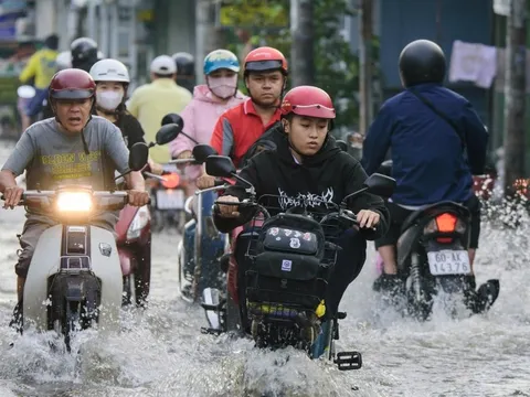 Dự báo đợt triều cường mới, gây ngập sâu ở TP.HCM