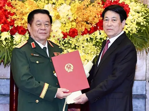 Ông Nguyễn Trọng Nghĩa được thăng quân hàm Đại tướng, làm Chủ nhiệm Tổng cục Chính trị