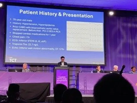 Bác sĩ Việt trình bày ca can thiệp tim mạch phức tạp tại hội nghị hàng đầu thế giới