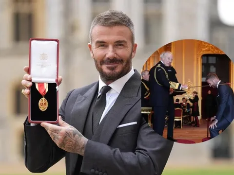 Beckham nhận tước hiệu hiệp sĩ