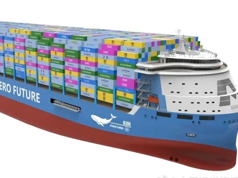 Phát minh đầu tiên trên thế giới của Trung Quốc làm rung chuyển ngành hàng hải: Công nghệ 1 lần nạp chạy nhiều năm, chở ‘ngon ơ’ 14.000 container