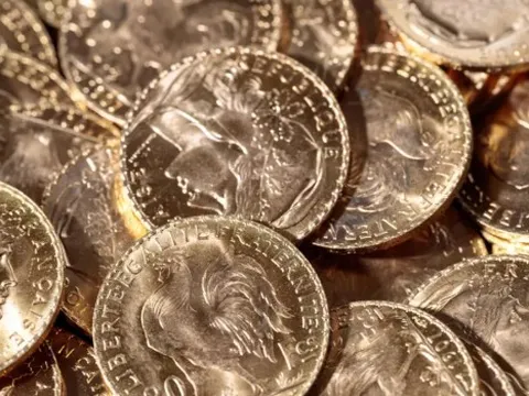 Đào đất trong vườn, bất ngờ thấy 5 thỏi vàng cùng nhiều tiền vàng