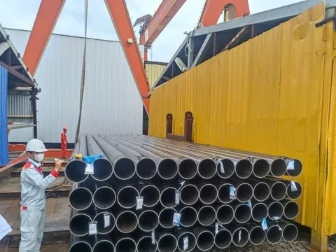 Hòa Phát cung cấp hơn 1.800 tấn ống thép cho Đại Dũng thi công Trung tâm Hội nghị APEC 2027