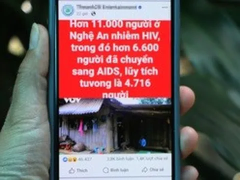 Thực hư thông tin “hơn 11.000 người ở Nghệ An nhiễm HIV”