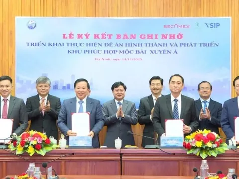 Liên danh Becamex - VSIP - VRG 'bắt tay'  tỉnh Tây Ninh, lập khu phức hợp 1.500ha tại cửa ngõ Mộc Bài