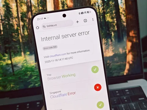 VOZ, Tinhte.vn đóng băng vì Cloudflare sập