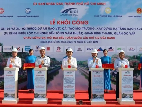 TP.HCM khởi công 2 gói thầu lớn nhất thuộc dự án cải tạo rạch Xuyên Tâm