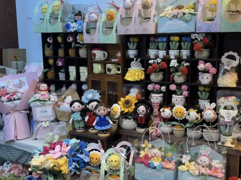 Hoa handmade lên ngôi trong ngày 20-11