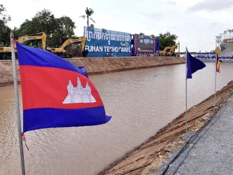 Campuchia: Công tác nạo vét kênh đào Phù Nam Techo bắt đầu sớm nhất vào cuối tháng 11