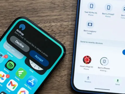 Đã có thể 'AirDrop' từ Android sang iPhone