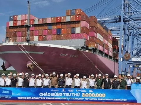 Tin vui đến từ cảng Quốc tế Tân Cảng - Cái Mép