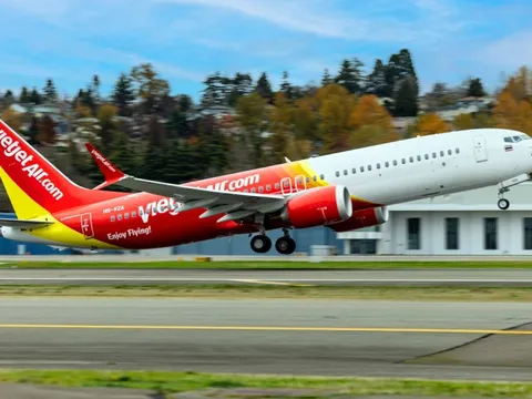 Vietjet nhận tàu bay Boeing đầu tiên, đánh dấu bước ngoặt chiến lược tại Thái Lan