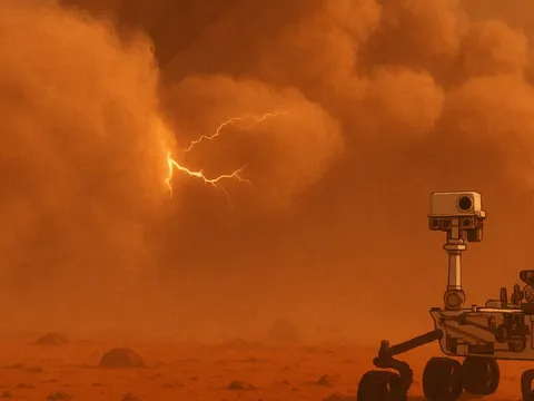 Tàu thăm dò NASA bất ngờ phát hiện tia sét trên sao Hỏa